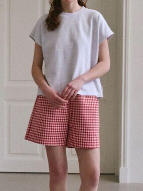 BNWT Le Bon Shoppe Red Gingham City Shorts